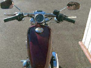 photo of stock sportster tank etc.
